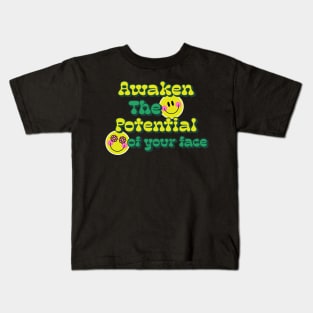 Awaken the Potential of Your Face Face Yoga Kids T-Shirt